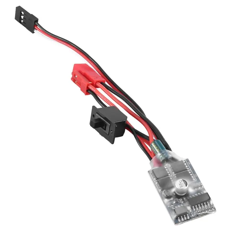 RC Car Brake 35A Brushed ESC Two Way Motor Speed Controller For 1/16 1/18 1/24 Car Boat Tank-AEF7