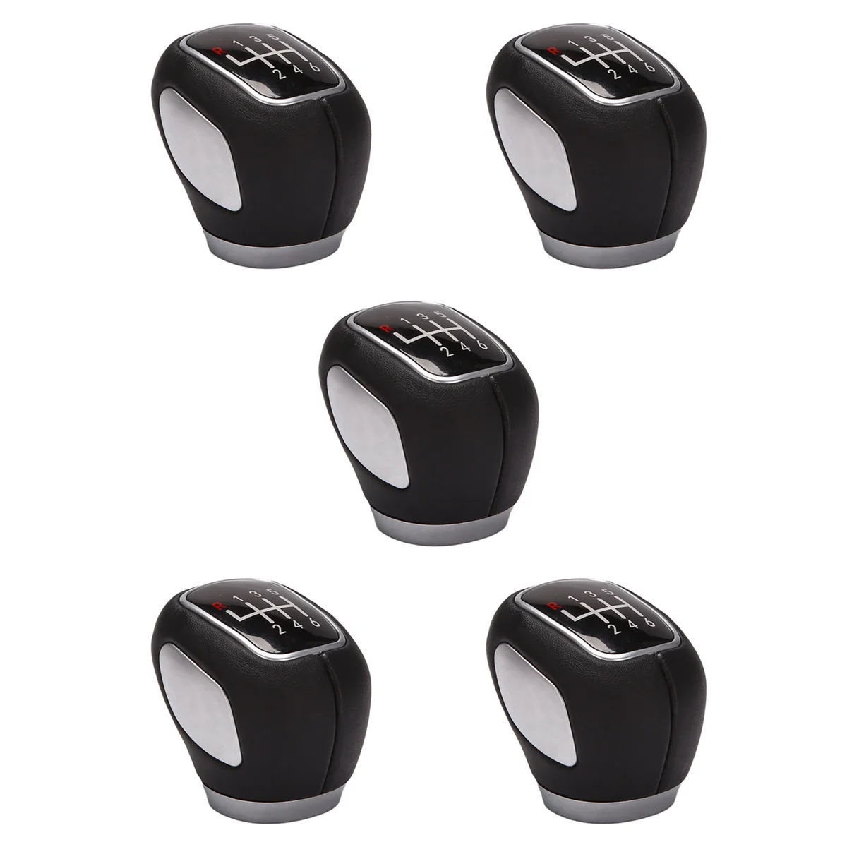 

5X 6 Speed Manual Gear Shift Knob Shifter Lever Head for Chevrolet Cruze 2011-2012