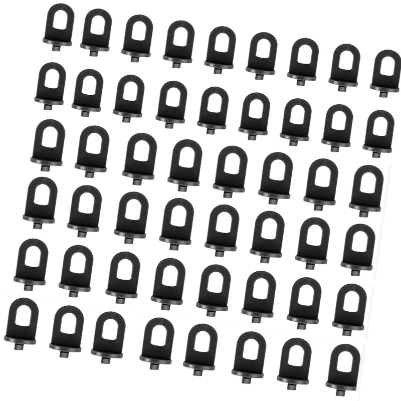 

F92C 50pcs Пластиковые заводы для парниковых гаджетов крючок цветочные корзины вешалка