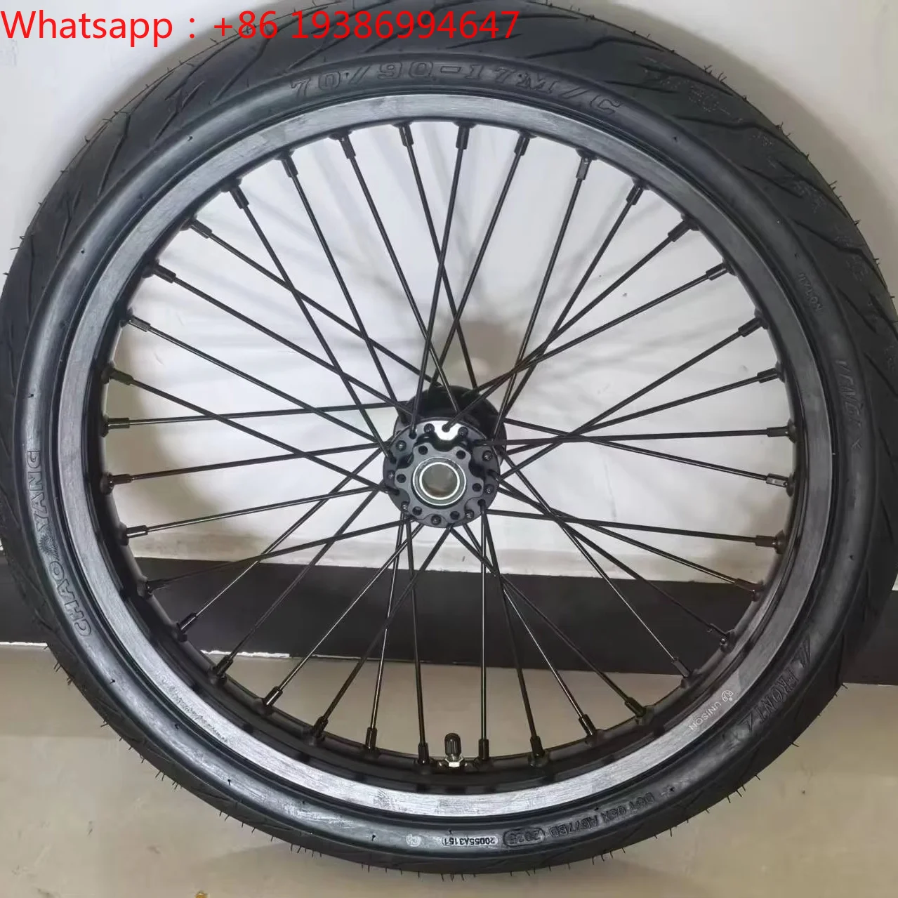 For Light Bee Ultra Bee On-Road Wheels 17 Inch with 70/90-17 & 90/80-17  Conversion Wheel Assembly Front & Rear  Road Tire
