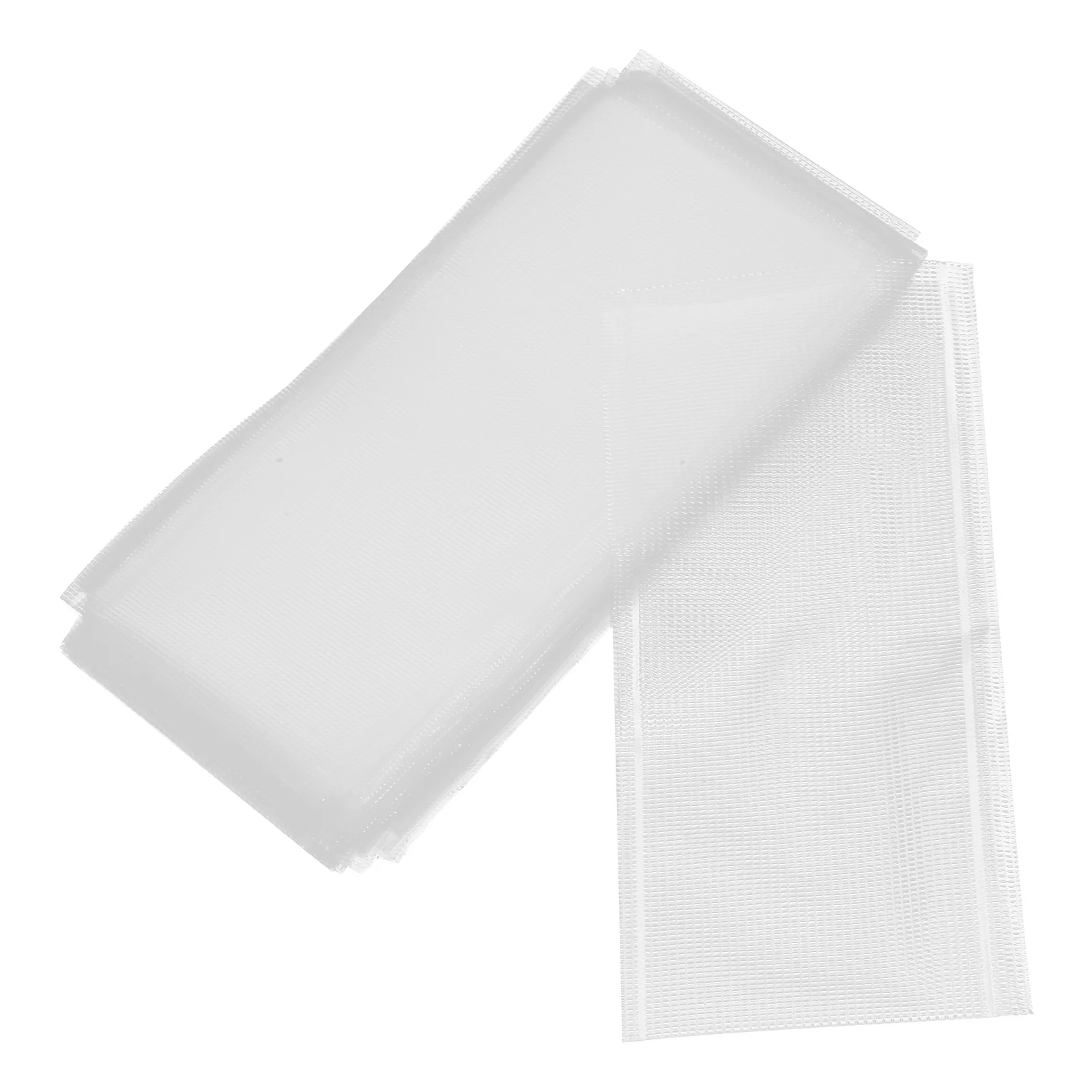 100pcs PVA Water Soluble Bag Carp Fishing Bag Mesh Bag for Solid Bait 6x12cm