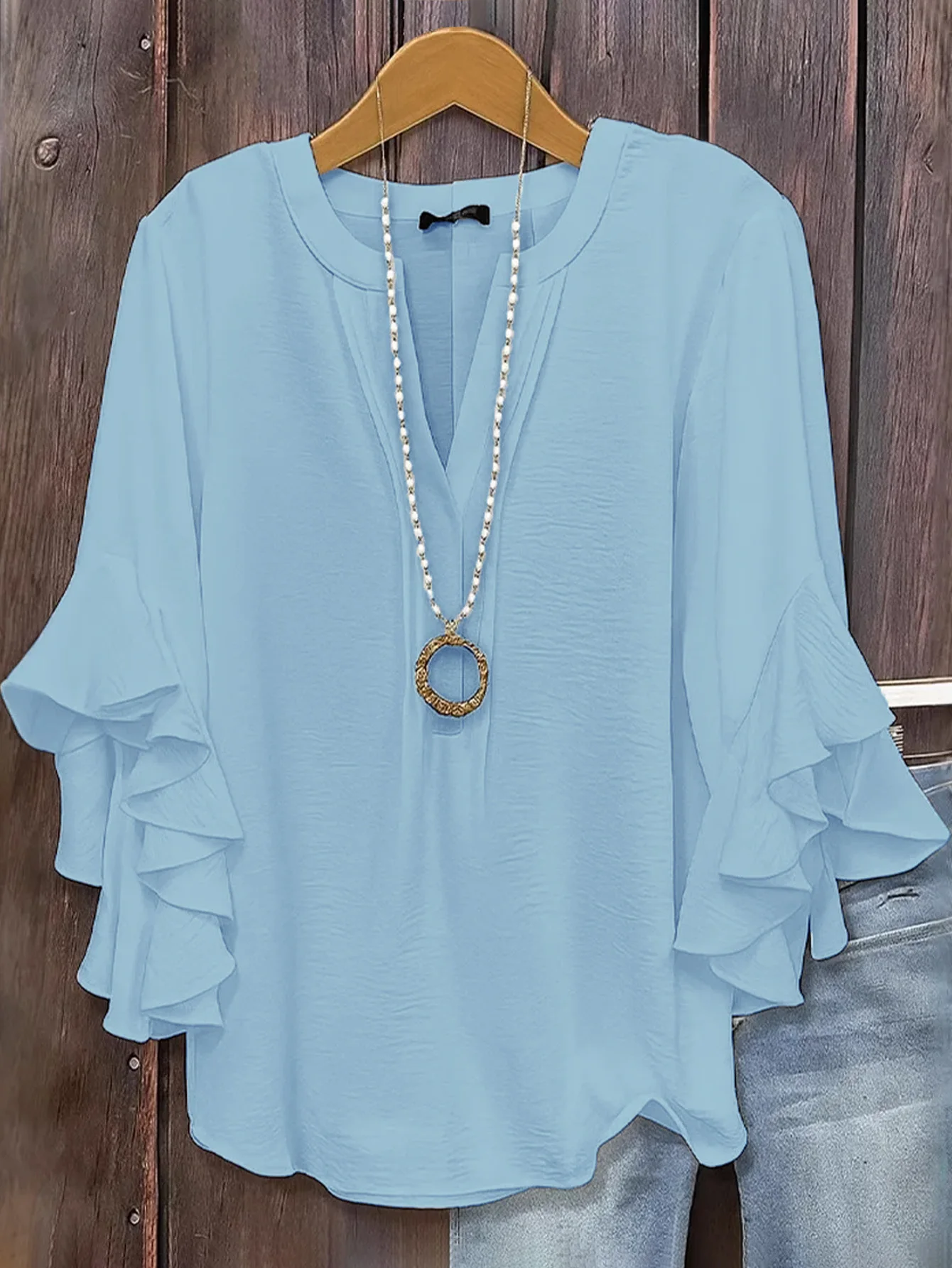 Thumbnail 2 - #33 Best Womens Chiffon Blouse Tops to Buy In 2026