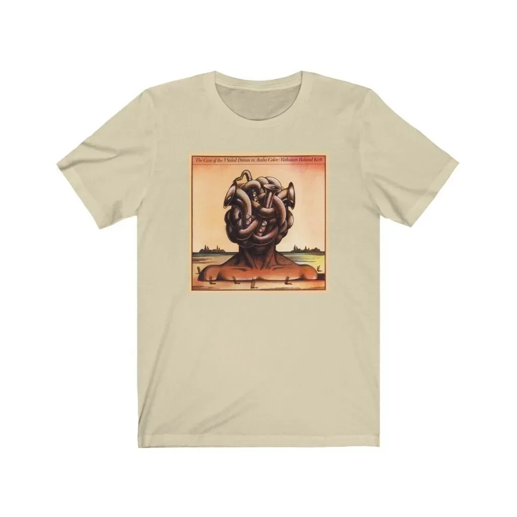 Black Jazz Artist T Shirt Roland Kirk Retro Saxophone Band