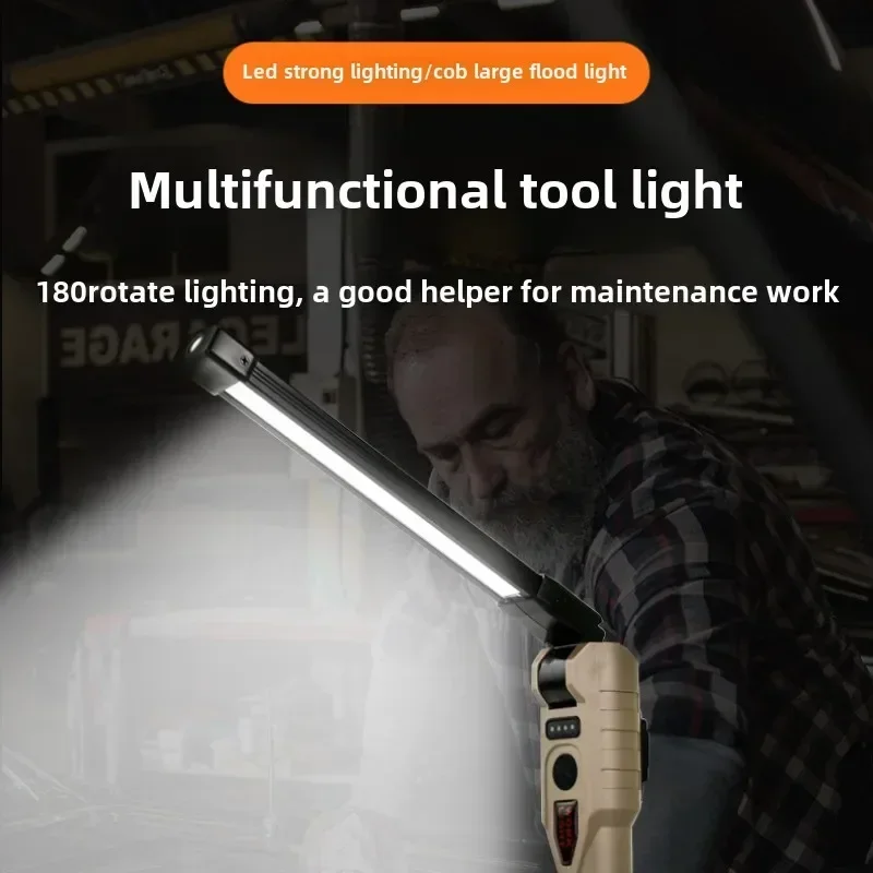 New Ultra Bright Multifunctional Handheld Portable Work Light Strong Flashlight Remote Emergency Night Fishing Strong Lighting