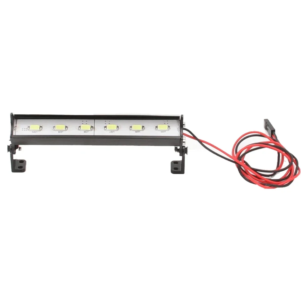 NEEBRC 4/5/6/8/10/11/12/14 LED Roof Bright Light Bar for 1/10 RC Car Crawler Truck Jeep Wrangler Axial SCX10 Wltoys SCX24 WPL