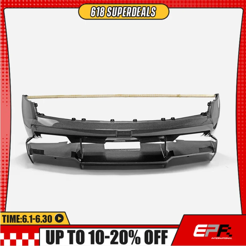 Para lamborghini gallardo super trofeo amortecedor traseiro caber lp550 lp560 lp570 parte do corpo aerodinâmico esportivo