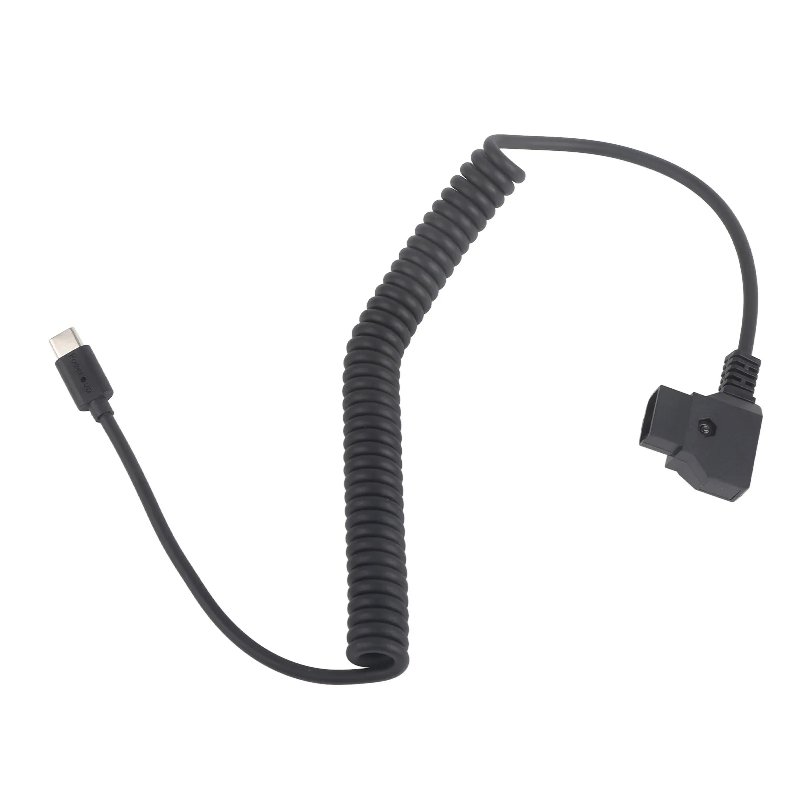 Professional USB C Power Flexible Cable to D Tap Coiled Power Flexible Cable Cord Trigger Power Supply Cable for V Mount Battery