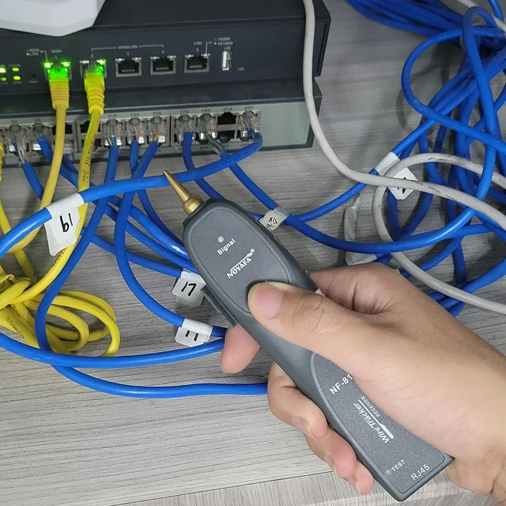 Heißer NOYAFA NF-811 Netzwerk Kabel Tester RJ11 RJ45 Telefon Draht Tracker Toner Ethernet Kabel Detektor Linie Kontinuität Test Werkzeug