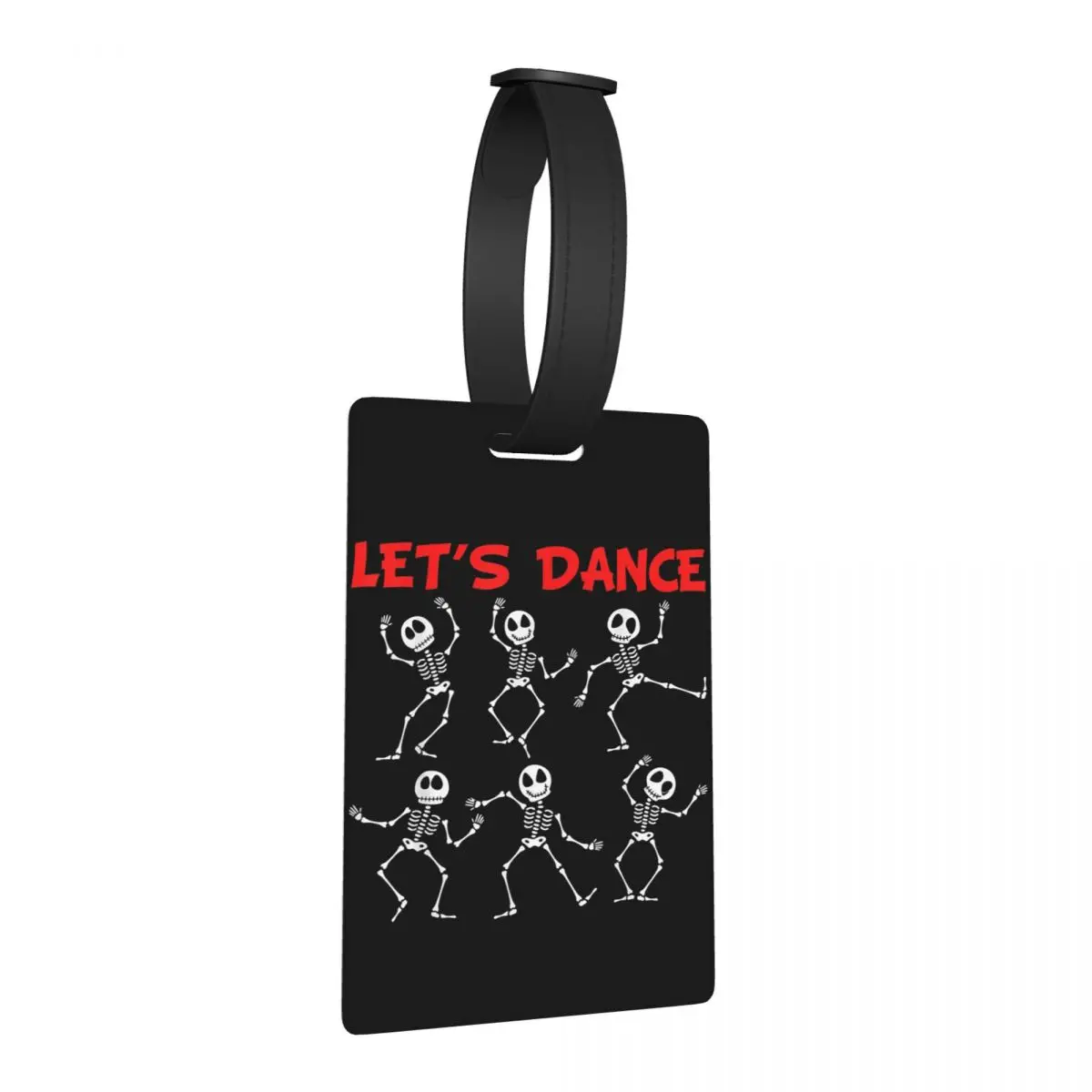 

Halloween Dance Skeleton Luggage Tags Suitcase Accessories Travel Fashion Baggage Boarding Tag Label Holder ID Name Address