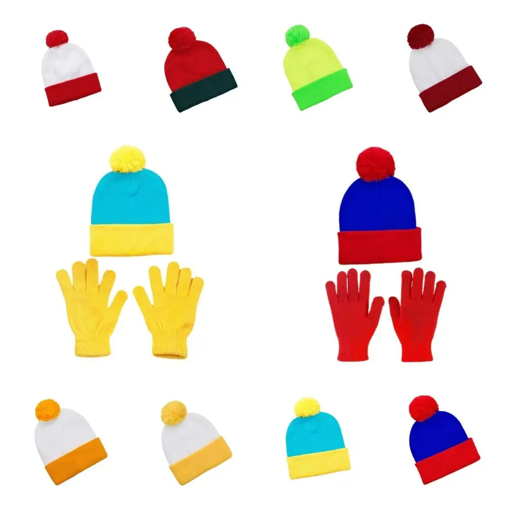 Retro-Strickmütze im koreanischen Stil, elastische Beanie-Mütze, einfarbig, verdickte Pullover-Mütze, Herbst – Detail 2