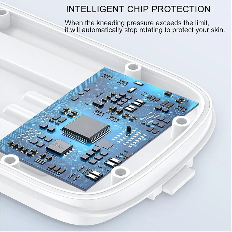 Spazzola per il corpo della doccia elettrica, scrubber per la schiena ricaricabile montato a parete, spazzola per il bagno del corpo con tre testine per doccia in pelle