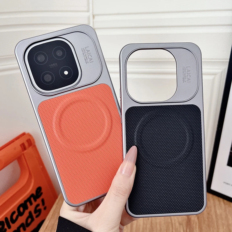 For Vivo iQOO 15 Case Hard Triangle Pattern PU Leather +Hard PC Ultra-thin Protective Cover For VIVO IQOO 15