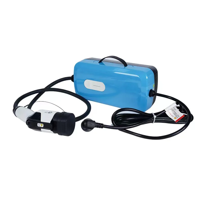

European Standard 7KW Portable Charging Station New Energy One-Button Start Charging Pile with Plug and Charge Feature