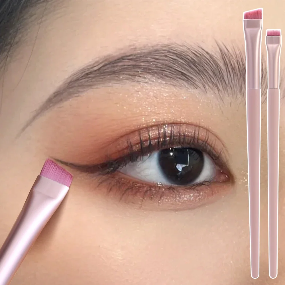 Blade Makeup Brushes Angled Thin Eyebrow Brush Flat Fine Eyeliner Brush Professional Liner Brow Beauty Make Up Cosmetic Tools