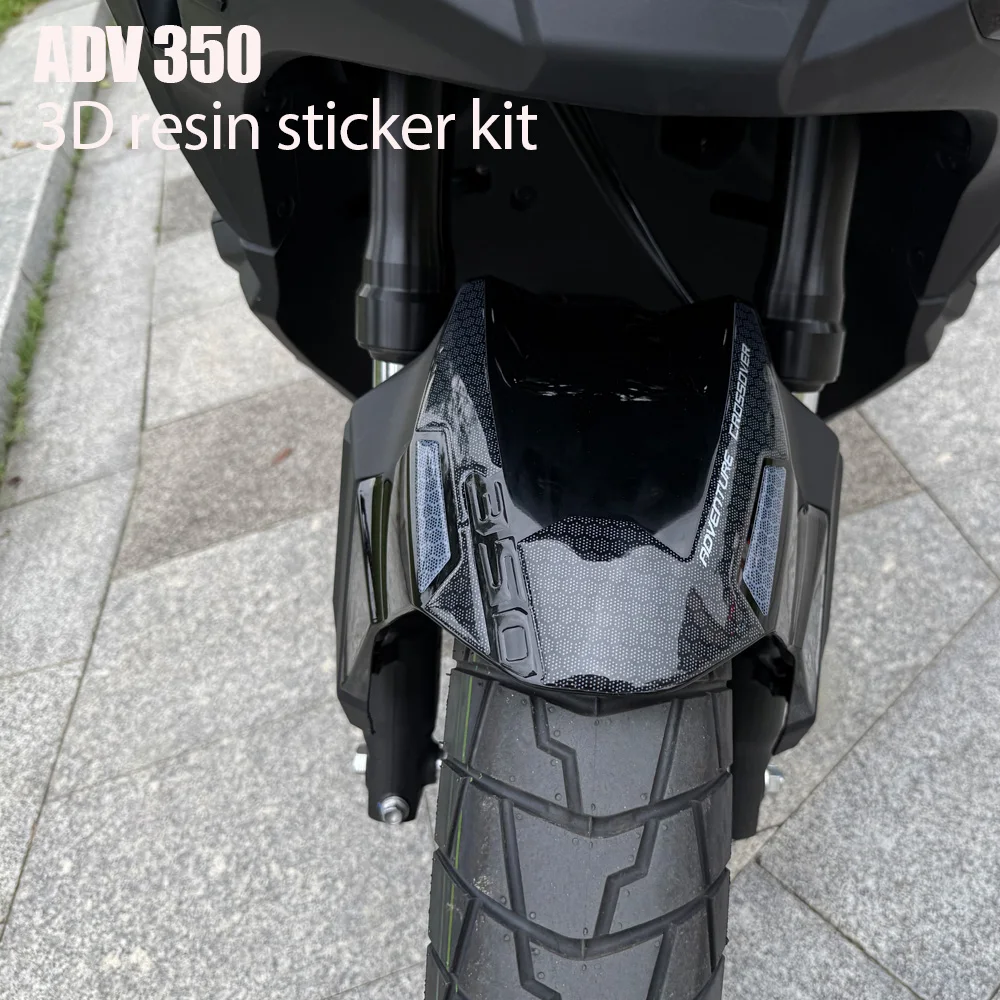 

For ADV 350 Accessories Motorcycle 3D Resin Epoxy Sticker Protection Kit Tank Pad Anti Scratch Decal ADV350 2022-2024
