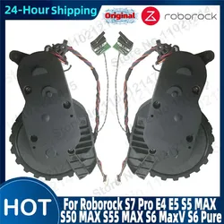 Piezas originales de ruedas para caminar izquierda y derecha para Roborock S5 MAX S50 MAX S6 MaxV S6 Pure S7 Pro E4, accesorios para ruedas de aspiradora