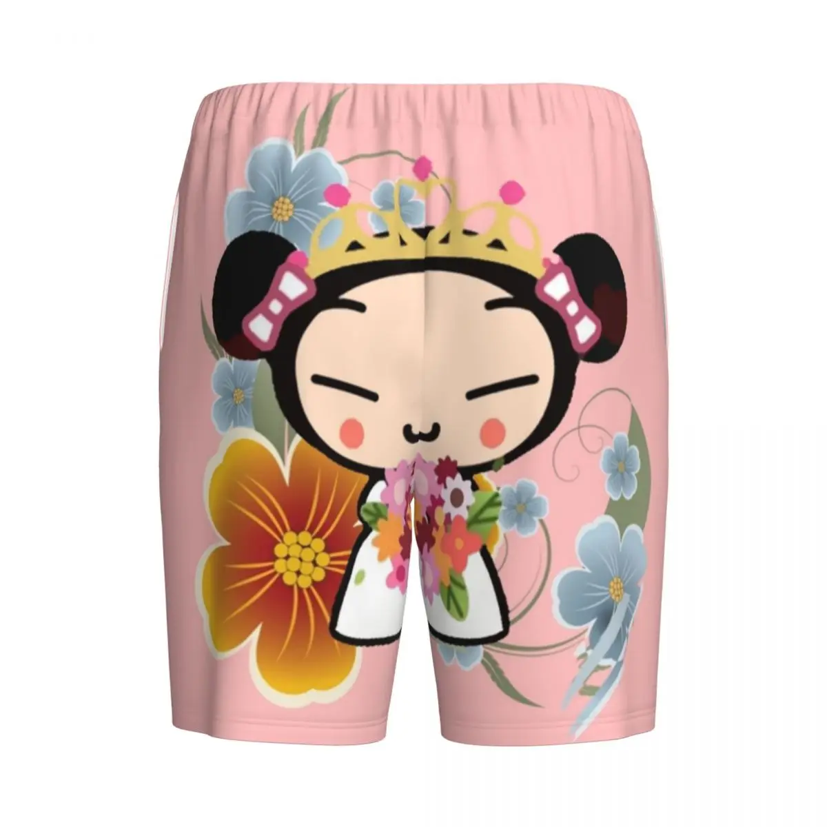 Custom Pucca Shorts Sleeping Pants Men Pajama Pants Lounge Sleep Sleepwear Bottoms
