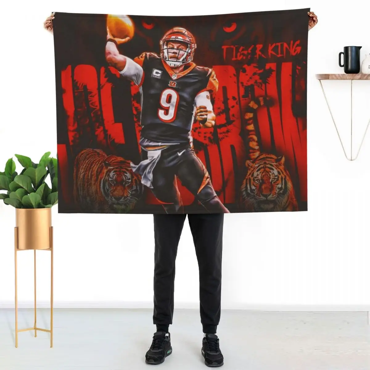 Tiger King Joe Throw Blanket Soft Bedroom Blanket for Night Sleeping