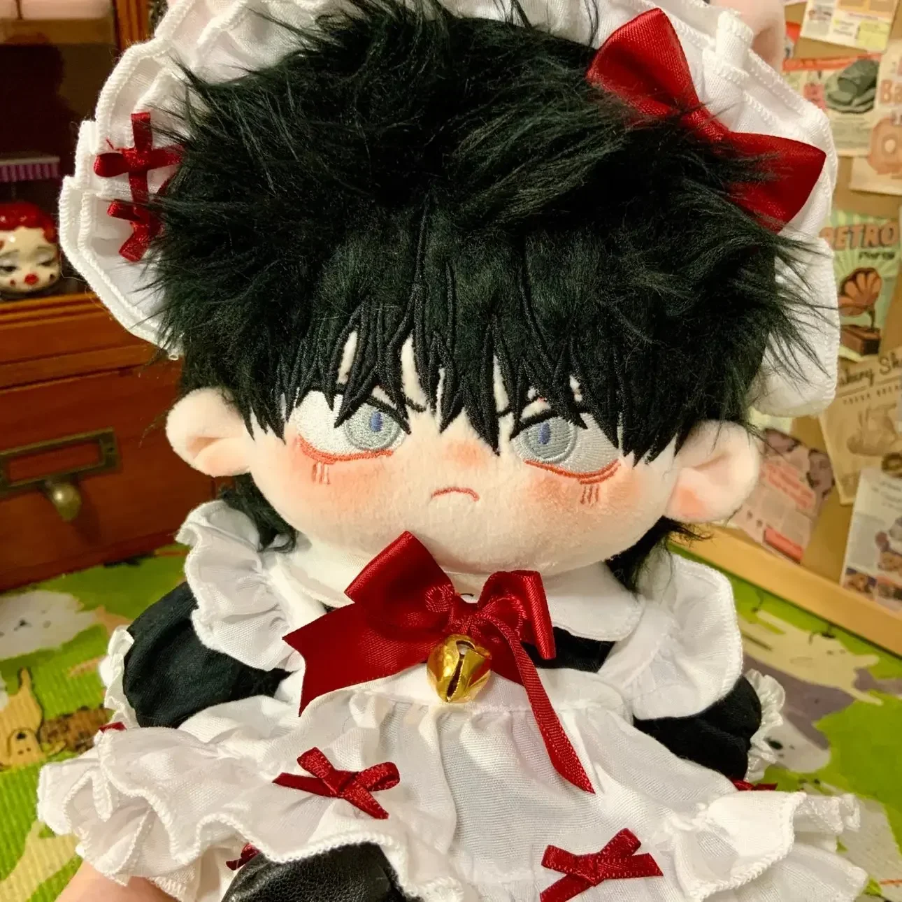 Stuffed 20cm Korean BL Manhwa Dolls Low Tide in Twilight Yeo TaeJu Kim EuiHyun Cotton Dress-up Dolls Toys Plush Cartoon Xmas