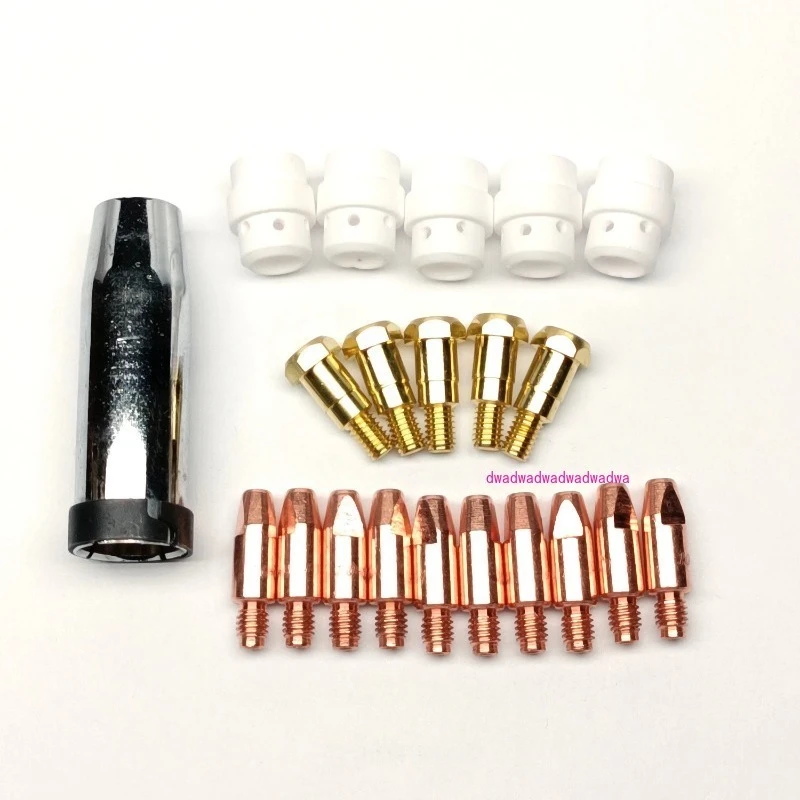 

0.8/0.9/1.0/1.2 MB24 24KD Gas Diffuser M6x28 Contact 142.0003 Tip Holder Gun Torch Welding Nozzle 145.0080