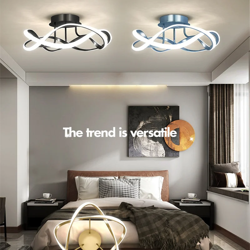 Modern LED Ceiling Lamps for Living Dining Room Corridor Bedroom Birdcage Ceiling Chandeliers Indoor Home Decor Lighting Fixture