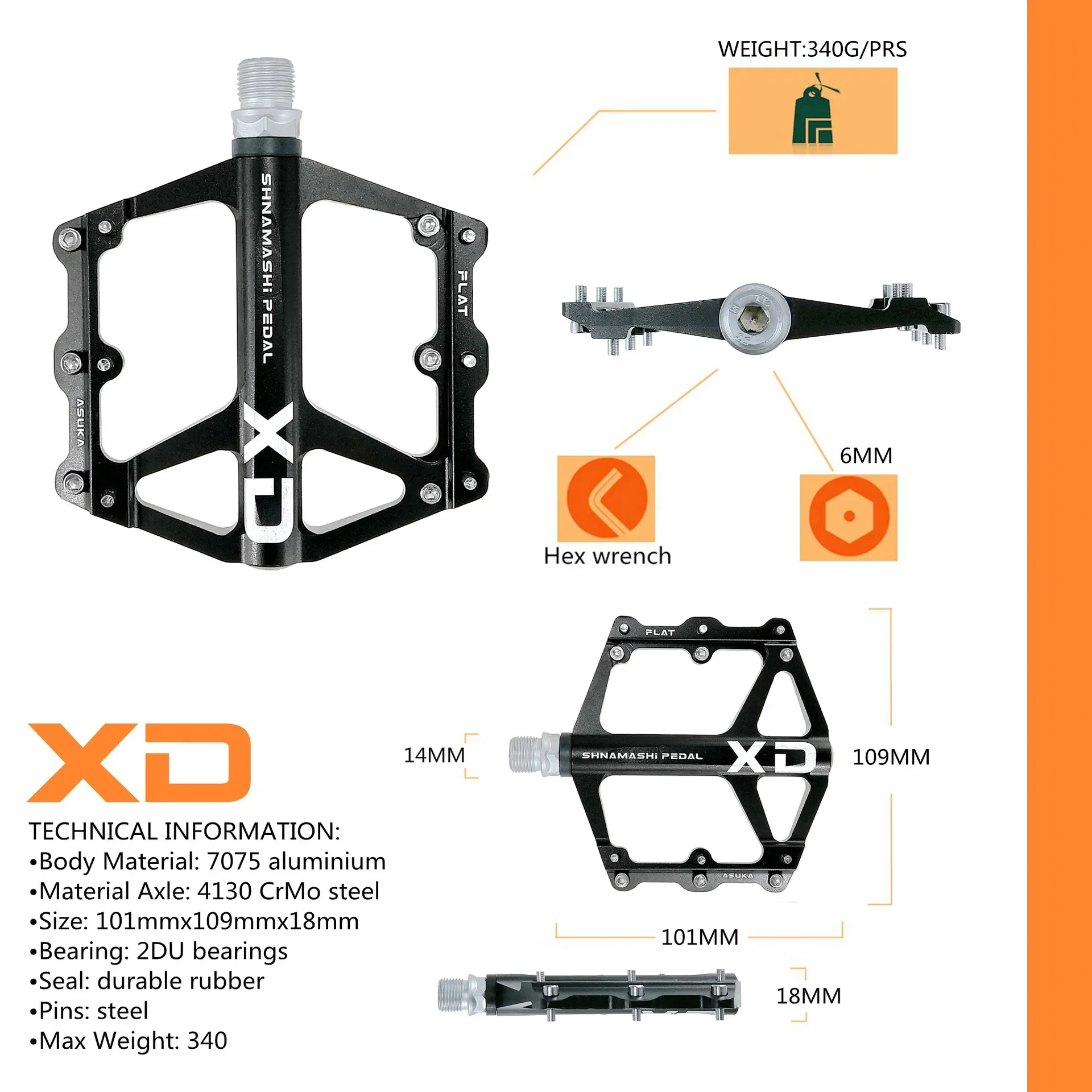 Flat Mountain Bike Pedals with Bearings Praying Mantis Green Surface Oxidation Premium Cycling Pedals Hot MTB AccessoryXD