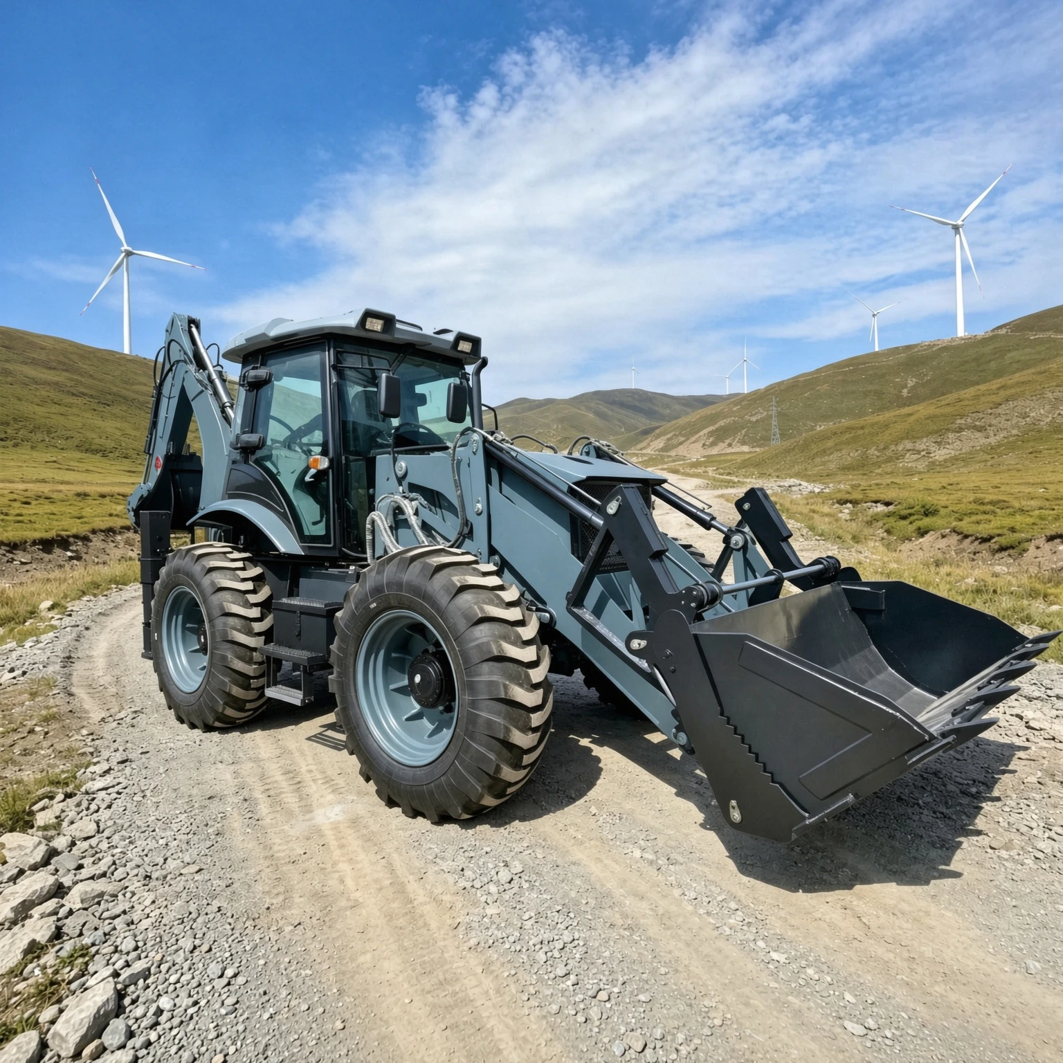 Wholesale Manufacturer Backhoe Loader 4x4 Hydraulic Loader Backhoe Wheel Mini Backhoe Loader for Agriculture Construction