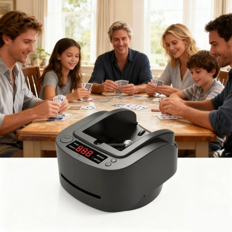 

Automatic Card Shufflers Card Shuffling Machine Automatic Card Distributor Tool 24BD