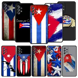 Cuba flag Art Phone Case for Samsung A51 A71 A21S A12 A11 A15 A25 A31 A41 A23 A33 A53 A73 A03S A05S A13 5G A35 A55 Cover