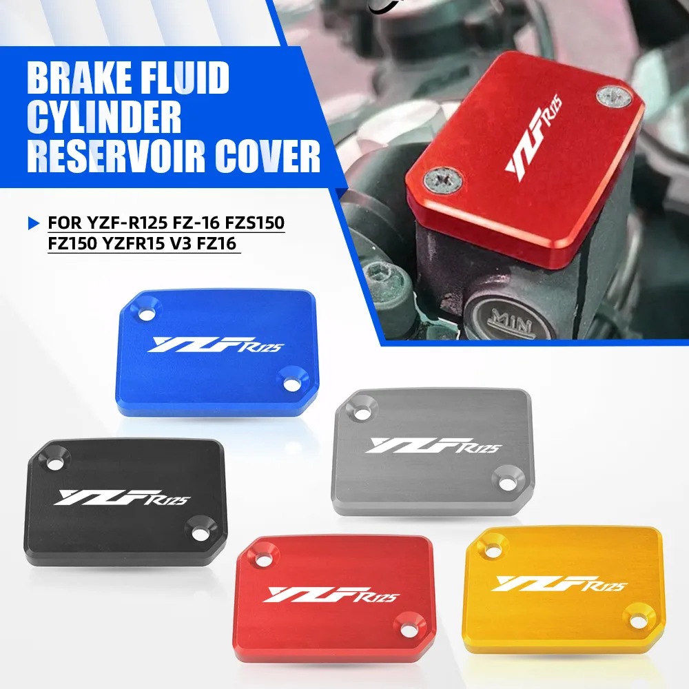 FOR YAMAHA YZF-R125 FZ-16 FZS150 FZ150 YZFR15 V3 FZ16 Motorcycle Accessorie Front Brake Master Cylinder Fluid Reservoir Cover