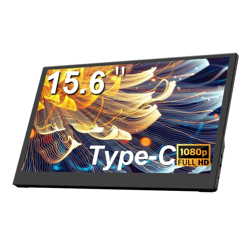 14/15.6inch Portable Monitor Ultra-thin 16:9  Extension Screen With Holder Stand  For Phone PC Phone Xbox PS4/5 Laptop