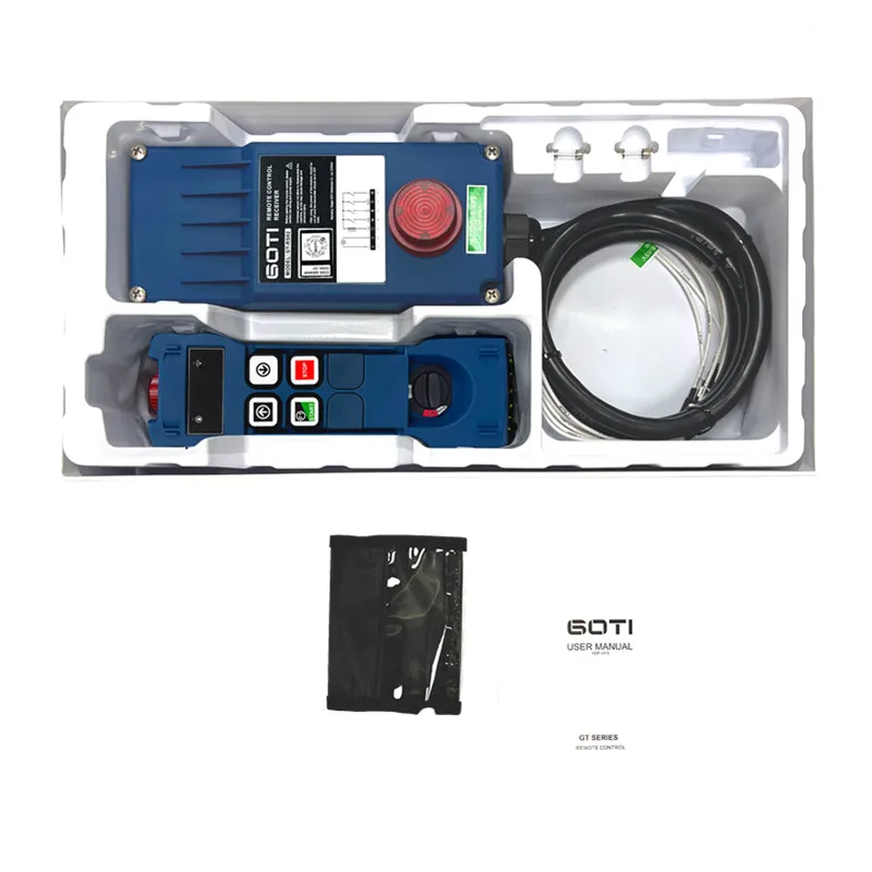 Imagem -06 - Controle Remoto sem Fio Industrial da Grua do Guindaste Interruptor de Canal de Velocidade Única Goti ac dc Substitua F212s 12v1865v65440v Gt-rs02