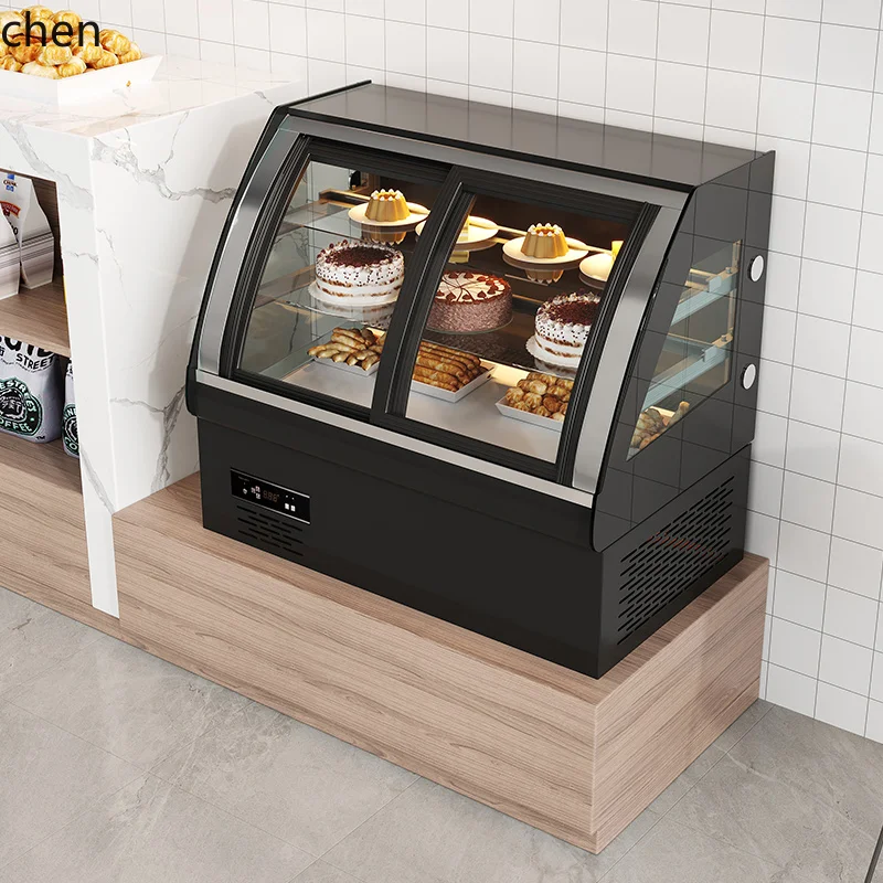 ZML refrigerated display cabinet, dessert mousse west point fruit commercial countertop small air-cooled fresh-keeping cabinet