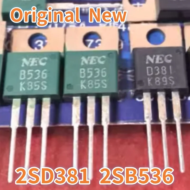 10 pares nuevo Original 2SD381/2SB536/D381/B536