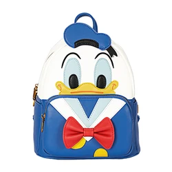 Disney Lisence Donald Duck Backpack Cute cartoon Blue and White Backpack For Lady