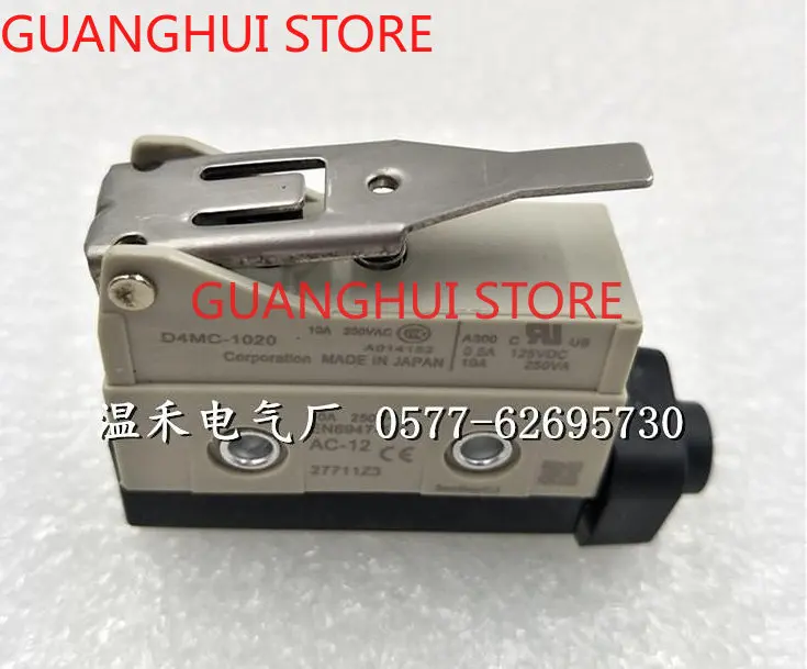 New Limit Switch D4MC-1000 Stroke Switch D4MC-1020 3030 Micro-moving Paddle Type 10A