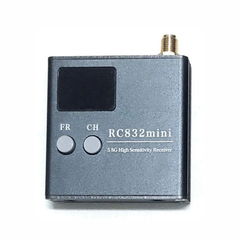 RC832Mini 4.9-5.8G 56CH High Sensitivity Receiver Wireless Receiver with A/V and Power Cable for FPV Multirotor-DTA9
