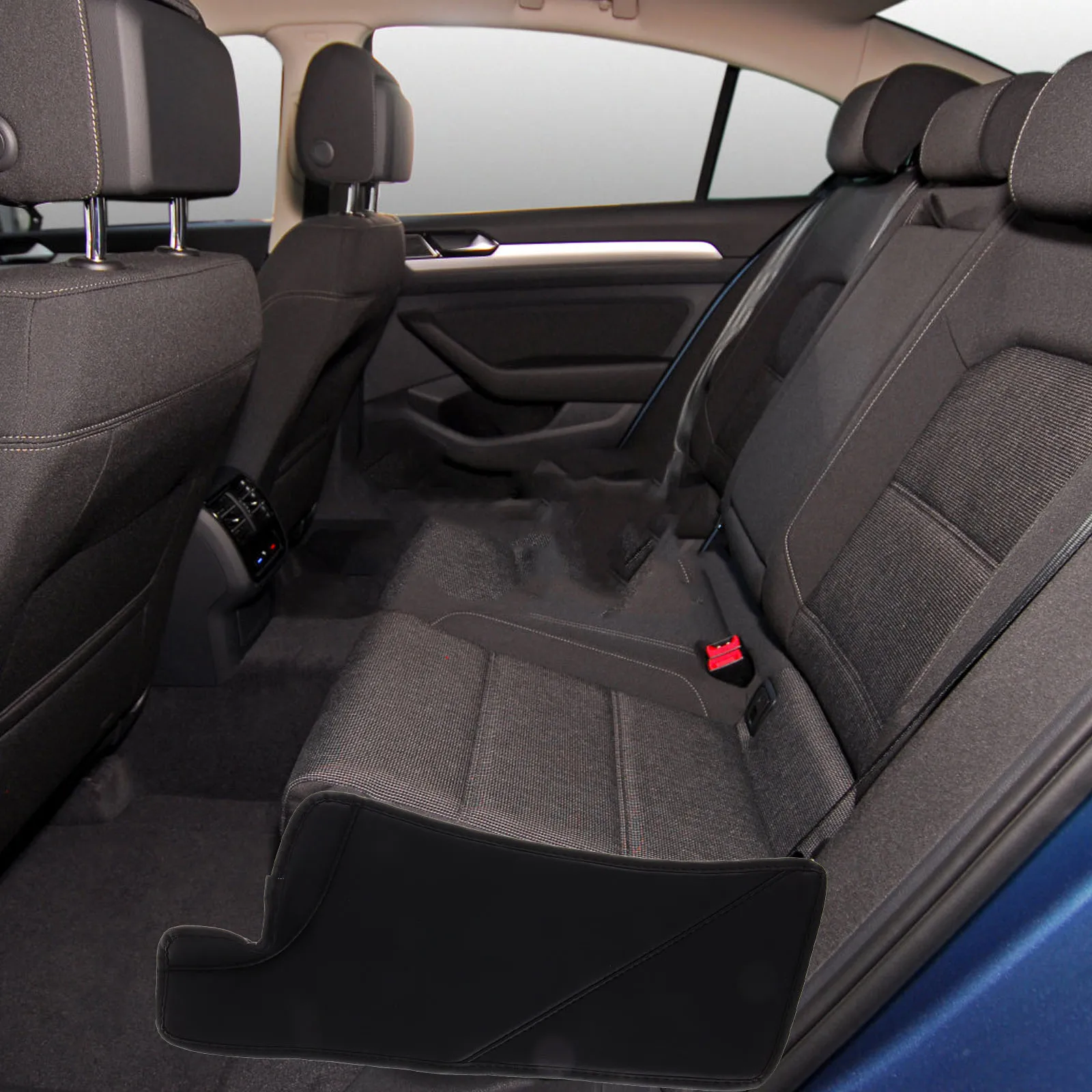

1 Pair Black Car Door Sill Protector for Rear Seat Accessories Easy Clean Durability Scratch Resistance Car Door