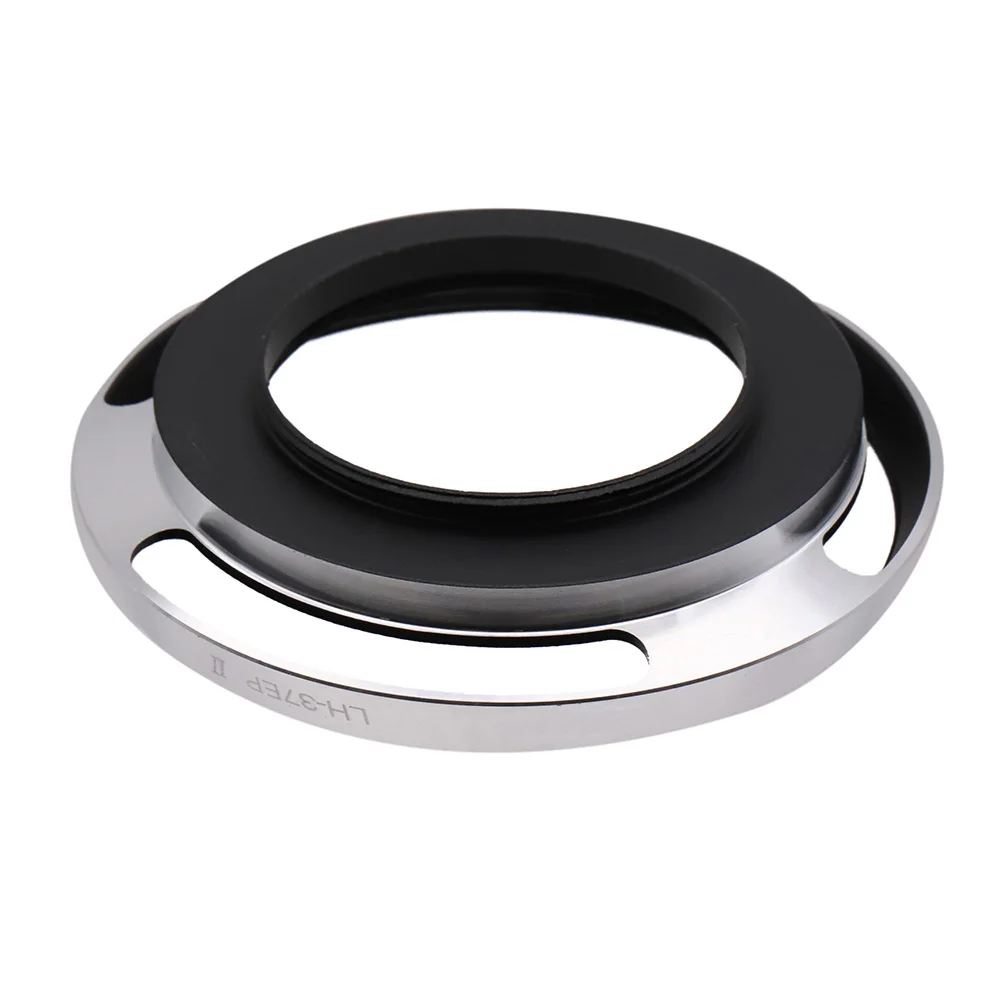 LH-37EPII Sliver Metal Lens Hood for Olympus M.Zuiko Digital Camera lens LC4115b