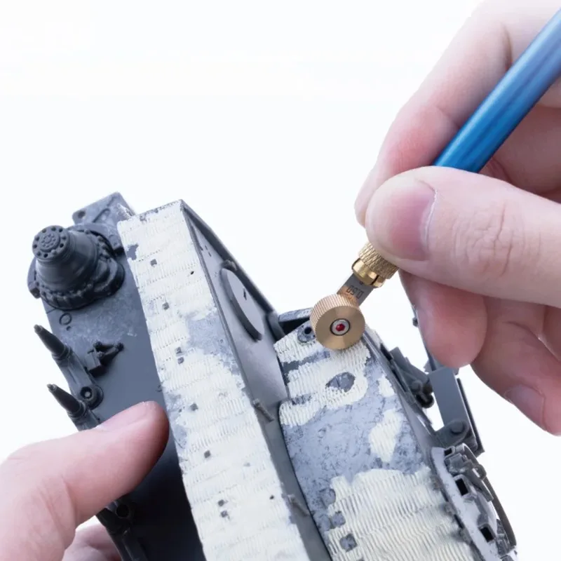 New Hobby Model Zimmerit Mark Tool Tank Model Anti-magnetic Maker Texture Making Tool for Tank Armor Manual Hole Opening Tools