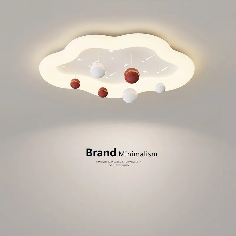

Children's room light, full spectrum eye protection, cream, wind clouds, ceiling light, 2025 new boys and girls room light