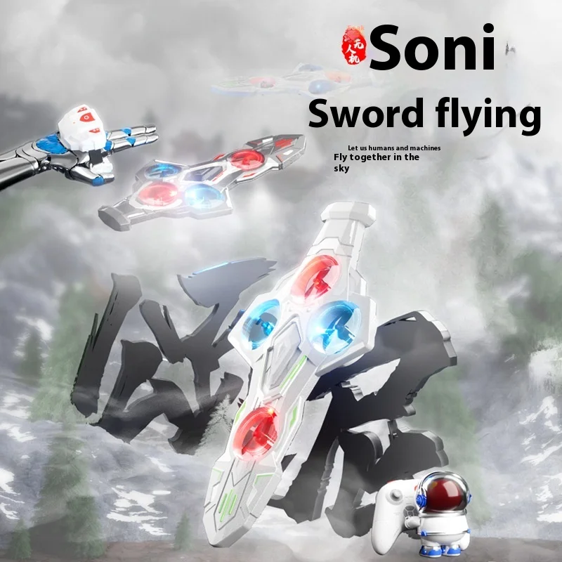 

Yujian Flying Ancient Style Remote Control Airplane2.4g Gesture Sensing Tumbling Stunt Durable Abs Parent-Child Interactive Toys