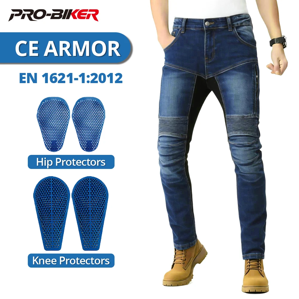 

Мотоциклетные брюки Four Seasons для мотокросса, износостойкие, с защитой от падений, ветрозащитные, с встроенной защитной экипировкой