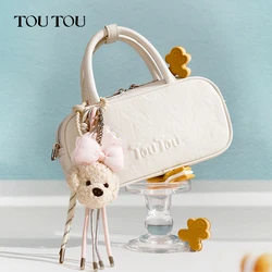 toutou bowling bag boston bag genuine logo bag shoulder bag handbag Crossbody Mini Purse bags for women korean popular bag
