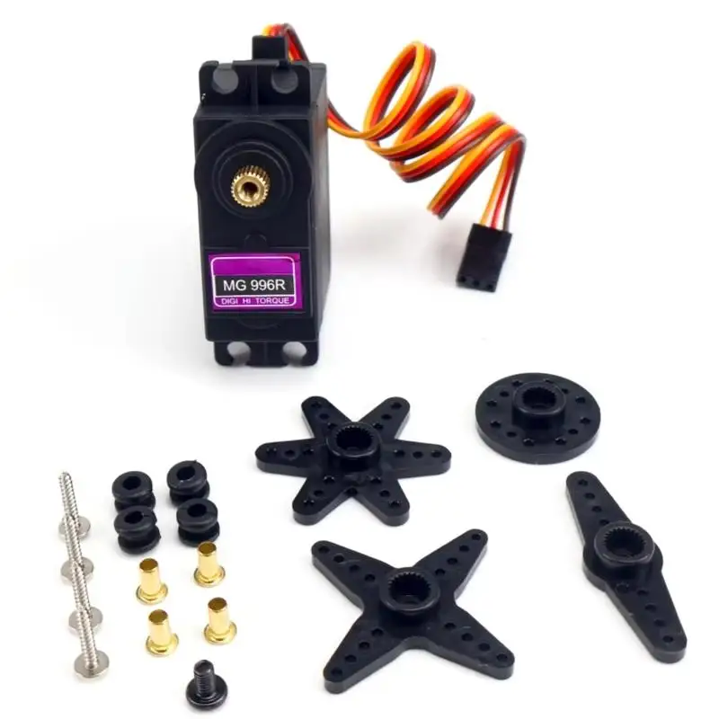 1 Set 180/360 Degree Digital Model Aircraft Vehicle Robotic Arm Steering Servo SG90 MG996R Metal Standard Servo
