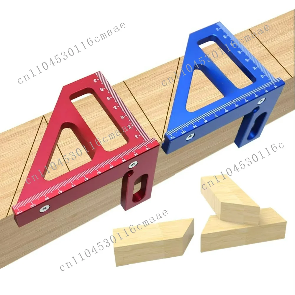 For Engineers and Carpenters Woodworking Square Ruler Steel Bevel Ruler