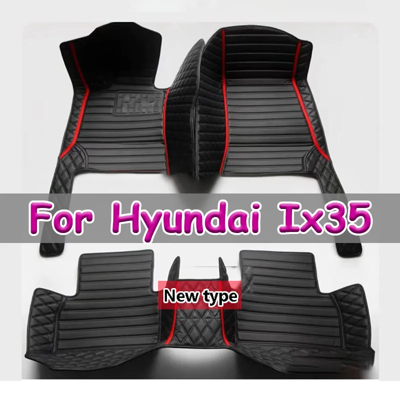 

Custom Car Floor Mat for Hyundai Ix35 2018-2023 Elantra 2018-2023 Veloster 2011-2020 Interior Accessories Artificial Leather