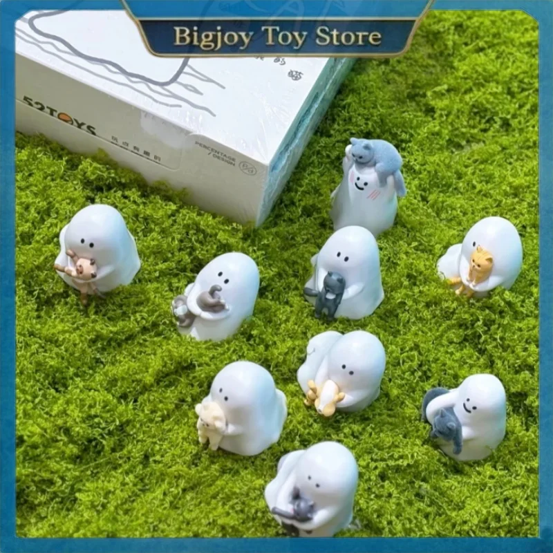 

Genuine 52toys Behold My Cat Series Blind Box Kawaii Cat Anime Figures Collectible Model Toy Room Decoration Girl Birthday Gift