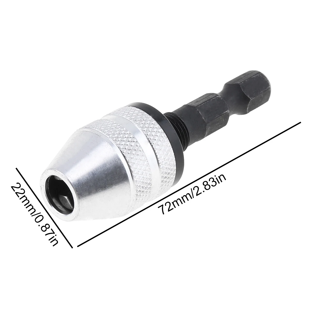 Mini mandrino per trapano e adattatore per mandrino per trapano Micro JTO Mandrino per trapano conico e chiave con chiave per mandrino per accessori per utensili elettrici