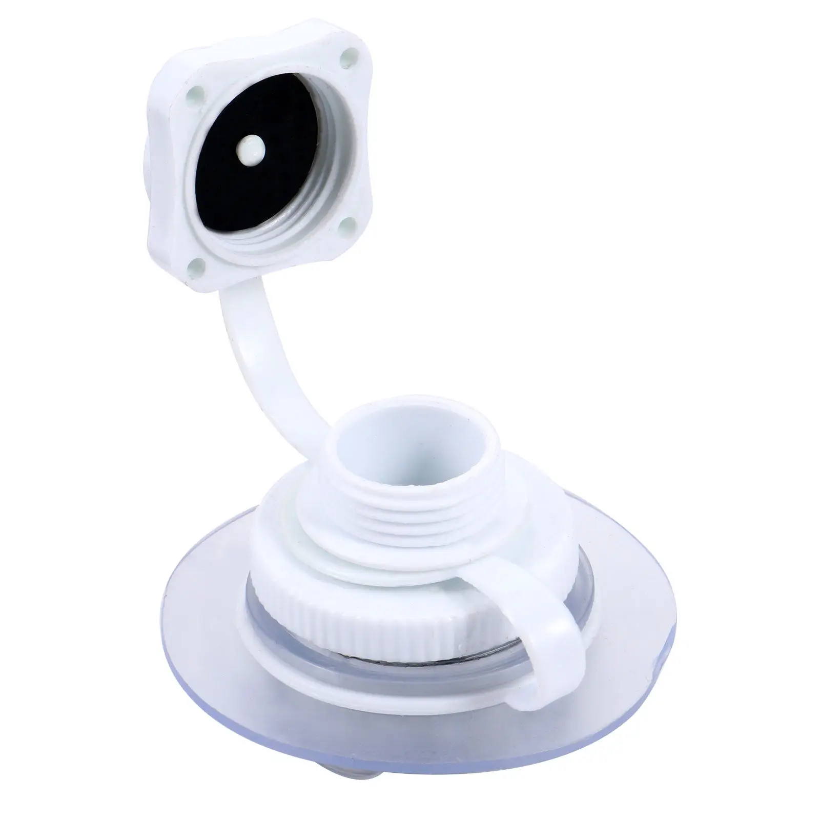 2Pcs Boston Air Valve Tpu Inflation Valve Spiral One-Way Seal for Inflatable Boats Rafts Kayaks Dinghies Air Plugs Replacement